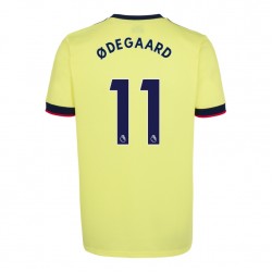 Camisola Arsenal Martin Odegaard 11 Equipamento Segundo 2021-2022 Manga Curta